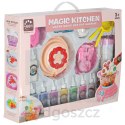 Klej żel kryształowy 3D crystal glue magiczna kuchnia szablony kreatywny zestaw 62 elementy morelowy