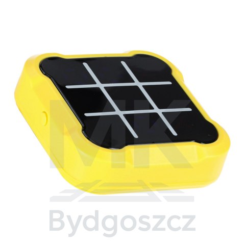 Kółko krzyżyk gra elektroniczna logiczna tic tac toe konsola przenośna żółta Kółko krzyżyk gra elektroniczna logiczna tic tac toe konsola przenośna żółta