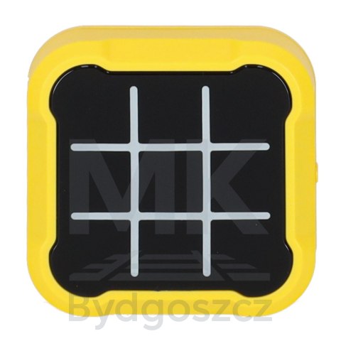 Kółko krzyżyk gra elektroniczna logiczna tic tac toe konsola przenośna żółta Kółko krzyżyk gra elektroniczna logiczna tic tac toe konsola przenośna żółta