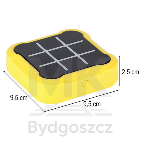 Kółko krzyżyk gra elektroniczna logiczna tic tac toe konsola przenośna żółta Kółko krzyżyk gra elektroniczna logiczna tic tac toe konsola przenośna żółta