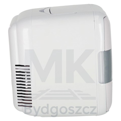 Lodówka turystyczna elektryczna samochodowa mini na jedzenie kosmetyki grzanie chłodzenie 2w1 4L biała Lodówka turystyczna elektryczna samochodowa mini na jedzenie kosmetyki grzanie chłodzenie 2w1 4L biała