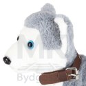 Piesek interaktywny na smyczy szczeka chodzi rusza ogonem Husky