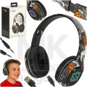 Słuchawki bezprzewodowe nauszne Bluetooth Gaming Sport czarne