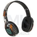 Słuchawki bezprzewodowe nauszne Bluetooth Gaming Sport czarne