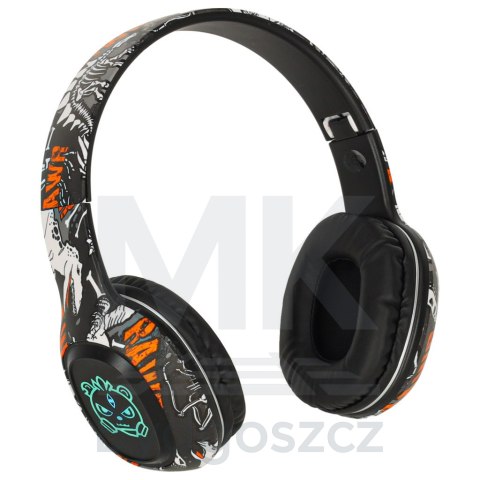 Słuchawki bezprzewodowe nauszne Bluetooth Gaming Sport czarne Słuchawki bezprzewodowe nauszne Bluetooth Gaming Sport czarne