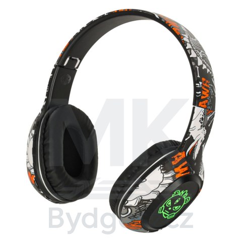 Słuchawki bezprzewodowe nauszne Bluetooth Gaming Sport czarne Słuchawki bezprzewodowe nauszne Bluetooth Gaming Sport czarne