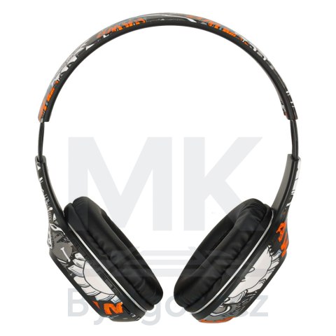 Słuchawki bezprzewodowe nauszne Bluetooth Gaming Sport czarne Słuchawki bezprzewodowe nauszne Bluetooth Gaming Sport czarne