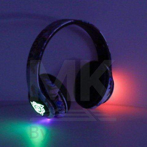 Słuchawki bezprzewodowe nauszne Bluetooth RGB Gaming Sport 150mAh Słuchawki bezprzewodowe nauszne Bluetooth RGB Gaming Sport 150mAh