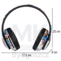 Słuchawki bezprzewodowe nauszne Bluetooth RGB Gaming Sport 150mAh