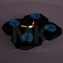 Tarcza bokserska treningowa na ścianę trenażer muzyka LED USB rękawice