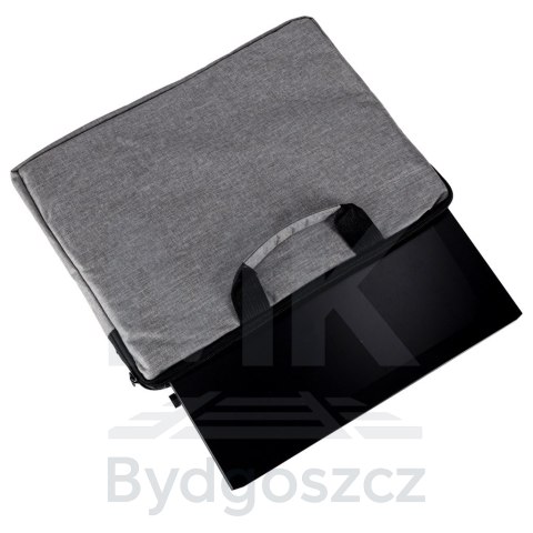 Torba na laptopa 15,6 cali etui pokrowiec teczka damska męska szara Torba na laptopa 15,6 cali etui pokrowiec teczka damska męska szara