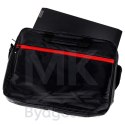 Torba na laptopa 15,6 cali etui pokrowiec z paskiem teczka damska męska czarna