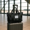 Torba podróżna na kółkach składana turystyczna pojemna 3 rozmiary czarna