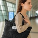 Torba podróżna na kółkach składana turystyczna pojemna 3 rozmiary czarna