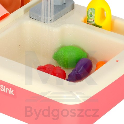 Zlew dla dzieci z akcesoriami XXL różowy Zlew dla dzieci z akcesoriami XXL różowy