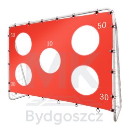 Bramka piłkarska do piłki nożnej dla dzieci treningowa 2w1 + mata celności 215 x 153 x 76 cm