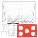 Bramka piłkarska do piłki nożnej dla dzieci treningowa 2w1 + mata celności 215 x 153 x 76 cm