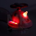 Jeździk grawitacyjny LED Swing FIX S1 skuter z rączką różowy max 65kg