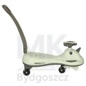 Jeździk grawitacyjny LED Swing FIX S1 skuter z rączką szary max 65kg