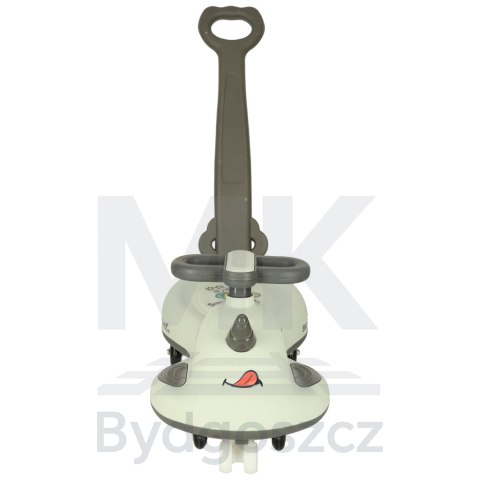 Jeździk grawitacyjny LED Swing FIX S1 skuter z rączką szary max 65kg Jeździk grawitacyjny LED Swing FIX S1 skuter z rączką szary max 65kg