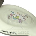 Jeździk grawitacyjny LED Swing FIX S1 skuter z rączką szary max 65kg