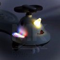 Jeździk grawitacyjny LED Swing FIX S1 skuter z rączką szary max 65kg