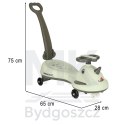 Jeździk grawitacyjny LED Swing FIX S1 skuter z rączką szary max 65kg