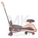 Jeździk grawitacyjny LED Swing FIX S2 skuter z rączką fioletowy max 100kg