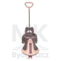 Jeździk grawitacyjny LED Swing FIX S2 skuter z rączką fioletowy max 100kg