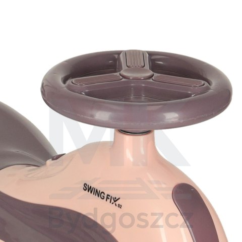 Jeździk grawitacyjny LED Swing FIX S2 skuter z rączką fioletowy max 100kg Jeździk grawitacyjny LED Swing FIX S2 skuter z rączką fioletowy max 100kg