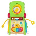 Kostka edukacyjna sorter z pianinkiem krokodyl 4w1