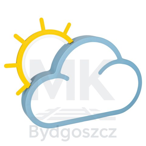 Lampa LED sufitowa plafon do pokoju dziecięcego ściemniana LUMELA + pilot chmurka niebieska Lampa LED sufitowa plafon do pokoju dziecięcego ściemniana LUMELA + pilot chmurka niebieska