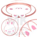 Lampa LED sufitowa plafon do pokoju dziecięcego ściemniana LUMELA + pilot króliczek