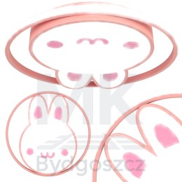 Lampa LED sufitowa plafon do pokoju dziecięcego ściemniana LUMELA + pilot króliczek