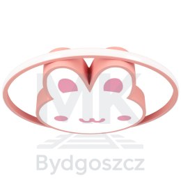 Lampa LED sufitowa plafon do pokoju dziecięcego ściemniana LUMELA + pilot króliczek