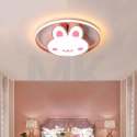 Lampa LED sufitowa plafon do pokoju dziecięcego ściemniana LUMELA + pilot króliczek