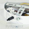 Lampa LED sufitowa plafon do pokoju dziecięcego ściemniana LUMELA + pilot księżyc biała