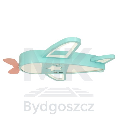 Lampa LED sufitowa plafon do pokoju dziecięcego ściemniana LUMELA + pilot samolot Lampa LED sufitowa plafon do pokoju dziecięcego ściemniana LUMELA + pilot samolot