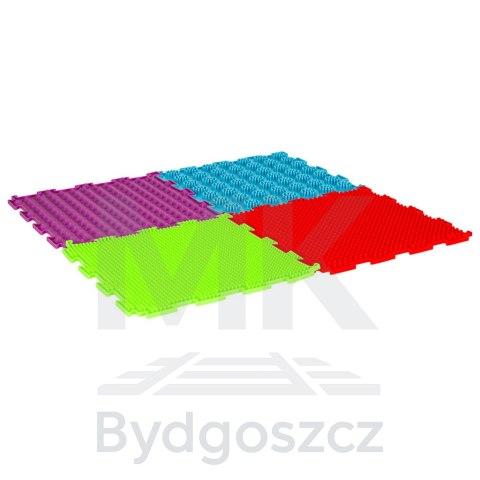 Mata sensoryczna puzzle montessori do masażu stóp 8 elementów kolorowe Mata sensoryczna puzzle montessori do masażu stóp 8 elementów kolorowe