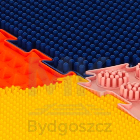 Mata sensoryczna puzzle montessori do masażu stóp 8 elementów kolorowe Mata sensoryczna puzzle montessori do masażu stóp 8 elementów kolorowe