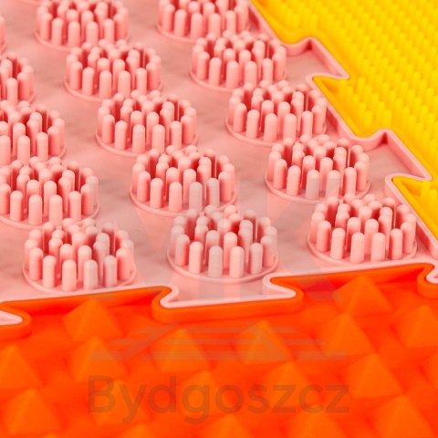 Mata sensoryczna puzzle montessori do masażu stóp 8 elementów kolorowe Mata sensoryczna puzzle montessori do masażu stóp 8 elementów kolorowe