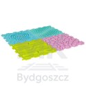 Mata sensoryczna puzzle montessori do masażu stóp 8 elementów pastelowe