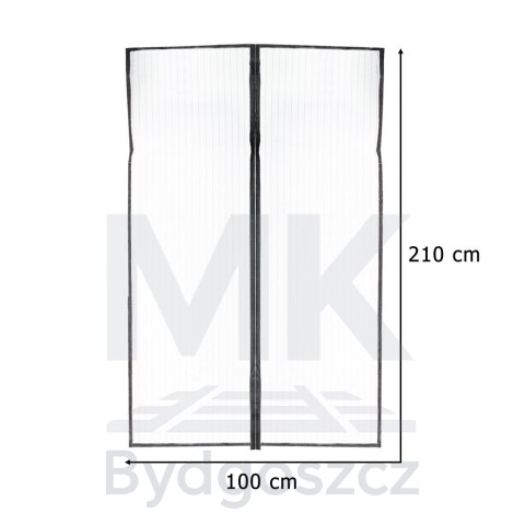 Moskitiera siatka magnetyczna LUARO na drzwi solidna mocny magnes 100x210cm Moskitiera siatka magnetyczna LUARO na drzwi solidna mocny magnes 100x210cm