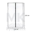 Moskitiera siatka magnetyczna LUARO na drzwi solidna mocny magnes 110x210cm