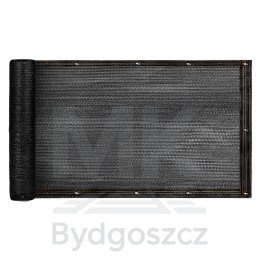 Osłona balkonowa LUARO mata maskująca siatka cieniująca na balkon taras 150g/m2 105x500cm UV