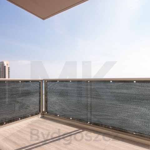 Osłona balkonowa LUARO mata maskująca siatka cieniująca na balkon taras 150g/m2 105x500cm UV Osłona balkonowa LUARO mata maskująca siatka cieniująca na balkon taras 150g/m2 105x500cm UV