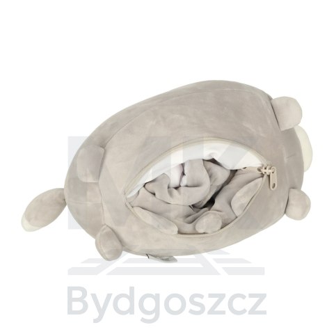 Poduszka podróżna 2w1 rogal pod kark do samolotu samochodu maskotka kot Poduszka podróżna 2w1 rogal pod kark do samolotu samochodu maskotka kot