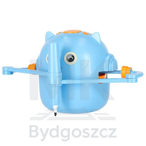 Robot edukacyjny interaktywny nauka rysowania pisania zestaw fiszki mazaki niebieski Robot edukacyjny interaktywny nauka rysowania pisania zestaw fiszki mazaki niebieski