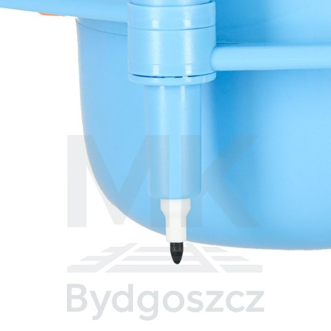 Robot edukacyjny interaktywny nauka rysowania pisania zestaw fiszki mazaki niebieski Robot edukacyjny interaktywny nauka rysowania pisania zestaw fiszki mazaki niebieski