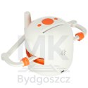 Robot edukacyjny interaktywny nauka rysowania pisania zestaw fiszki mazaki pomarańczowy